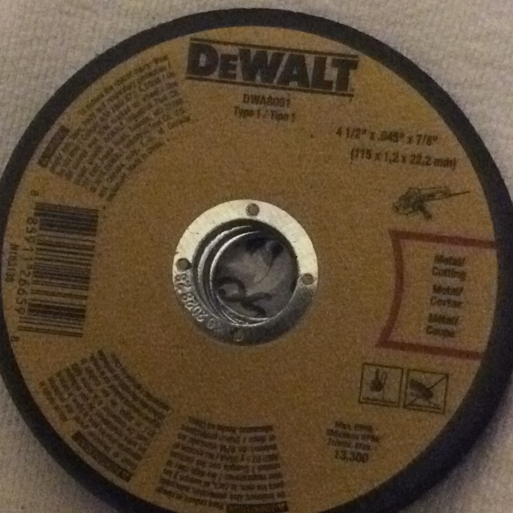 THIS ITEM NOT AVAILABLE!  Dewalt Cutting Blades